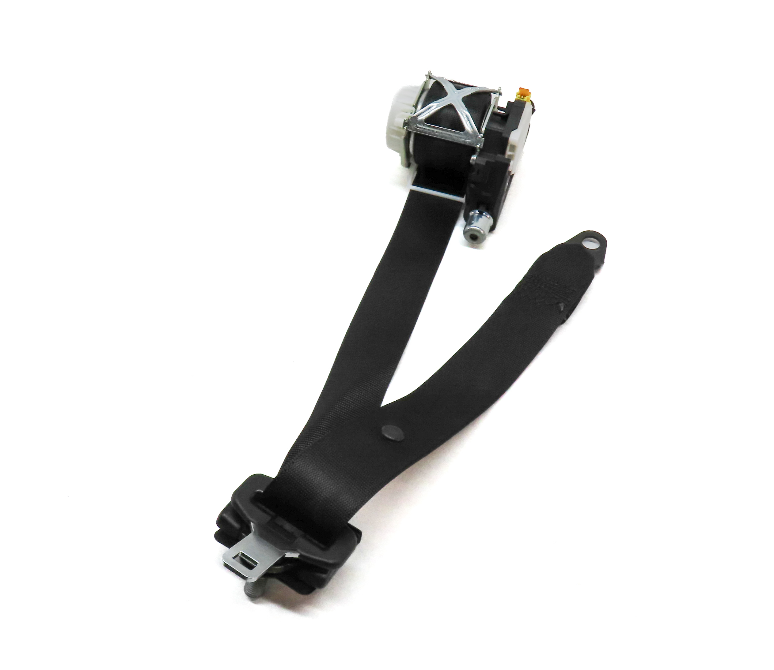 2011 MERCEDES GL450 (X164) REAR 2ND ROW LEFT SEAT SEATBELT RETRACTOR (BLACK) — exact item pictured